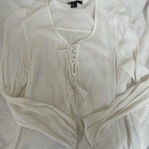 Forever 21 white blouse